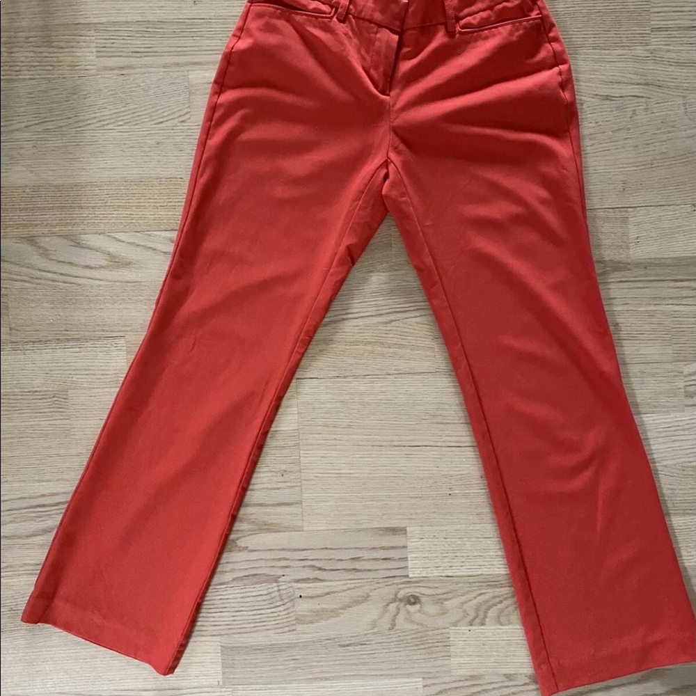 New York & Co Womens Size2 Pants Orange Coral